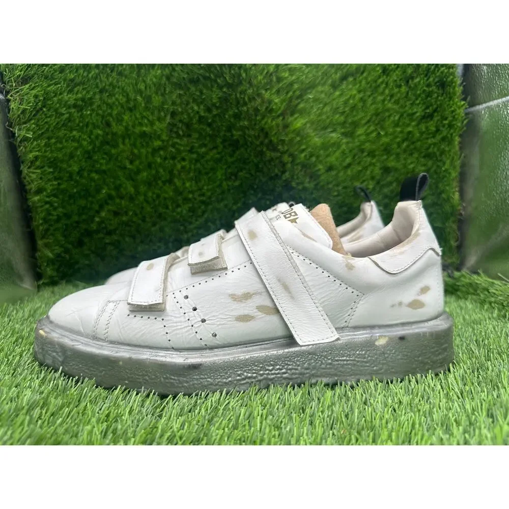 Golden Goose Starter Athletic Sneaker Women's 9 White Leather Jogging Running